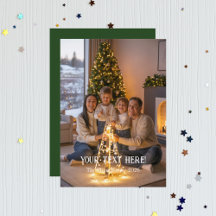 Moderna Família de Tipografia para Foto de Natal T