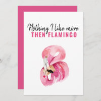 Moderno - Exótica Watercolor Flamingo Gift Rosa