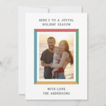 Moldura Colorida Com Grandes Saudações