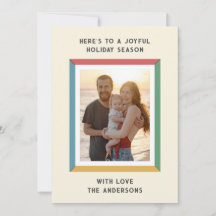 Moldura Colorida Com Saudações Grandes