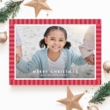 Moldura de Natal rosa listra brilhante vermelha fo
