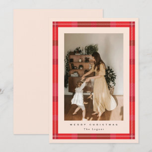 Cartão De Festividades Moldura Xadrez