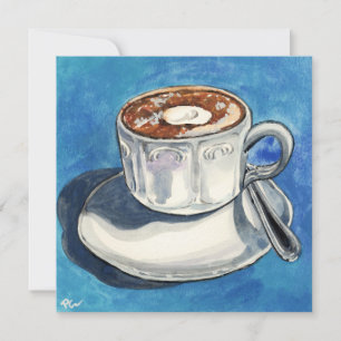 Cartão De Festividades Momento Café #01