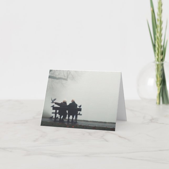 Cartão De Festividades Momentos Nebulosos (Frente)