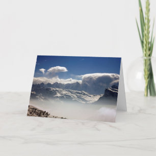 Cartão De Festividades Mont Blanc França