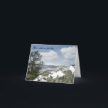 Cartão De Festividades Montanha rochosa alta<br><div class="desc">Básico</div>