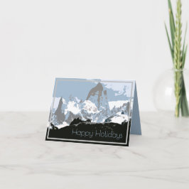 Cartão De Festividades Monte Fitzroy Mountain, Patagônia, Argentina