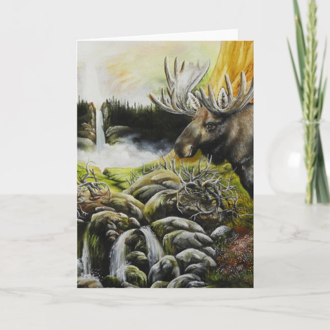 Cartão De Festividades Mose~ A Pintura em produtos personalizáveis (Frente)