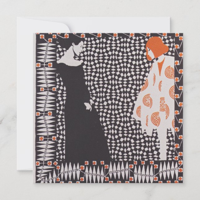 Cartão De Festividades Moser - Ilustração de Primavera precoce, (Frente)