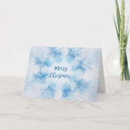 Cartão De Festividades MOSTRAR PADRÃO DE FLocos Feliz Natal
