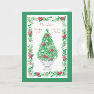 Cartão De Festividades Mother From Both of Us