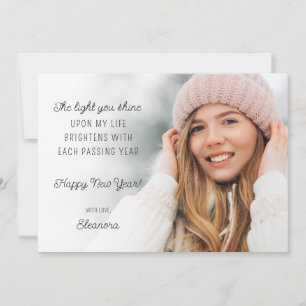 Cartão De Festividades Motivação de Foto do Calendário 2025