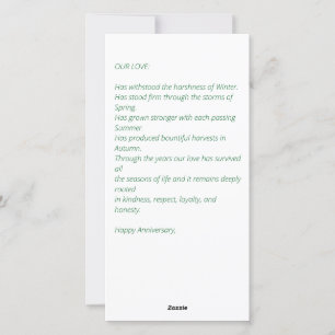 Cartão De Festividades Motivos De Amor