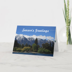 Cartão De Festividades Mountain Scene