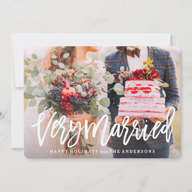 Cartão De Festividades Muito casado (Frente)