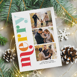 Cartão De Festividades Muito Feliz Galeria de Natal de 3 Fotos