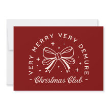 Muito medroso, clube de Natal vermelho, estética