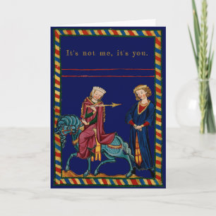 Cartão De Festividades Mulher, Homem, Lança: Personalizável