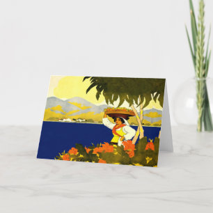 Cartão De Festividades mulher jamaicana