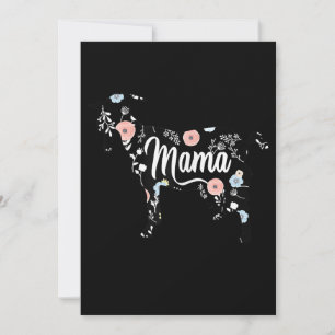 Cartão De Festividades Mulheres Mamãe Goat Floral Mãe Sobre Mor Avó