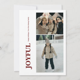 Cartão De Festividades Multifotografia com Design de Diversão de Texto Ve