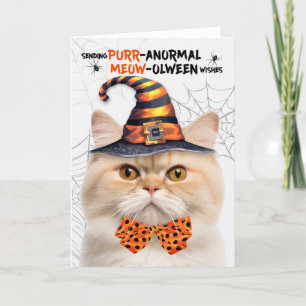 Cartão De Festividades Munchkin Cat PURRanormal MEOWolween