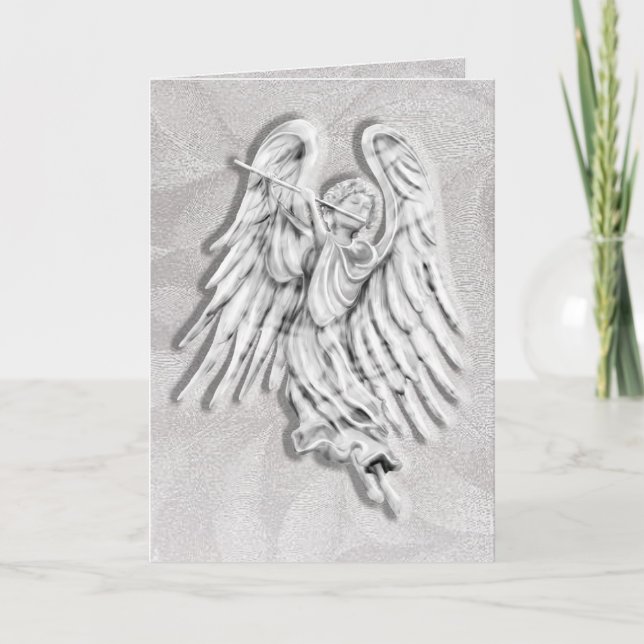 Cartão De Festividades Música do anjo (Frente)