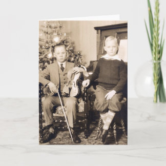 Cartão De Festividades Música do Natal