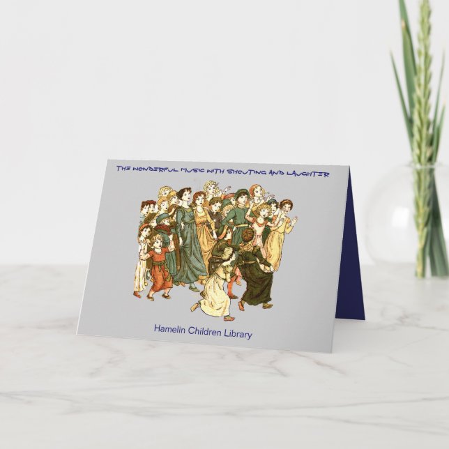 Cartão De Festividades Música maravilhosa (Frente)