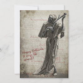 Cartão De Festividades Musical Death Halloween