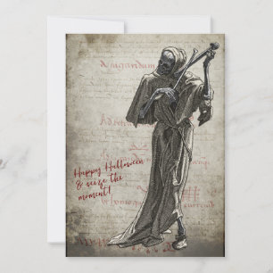 Cartão De Festividades Musical Death Halloween
