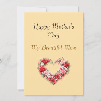 Cartão De Festividades My Beautiful Mom Mother’s Day Card