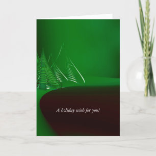 Cartão De Festividades "My Wish to You" Trees Wish Card