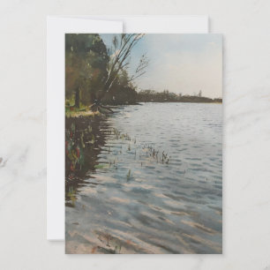 Cartão De Festividades Na Linha De Fundo Em Aquarelas