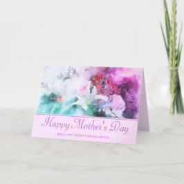 Cartão De Festividades Na moda Dia de as mães Flores