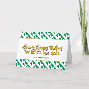 Cartão De Festividades Na moda NIGÉRIA DANDO AGRADECIMENTO A Obrigados