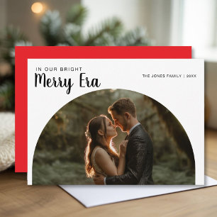 Cartão De Festividades Na Nossa Bela Feliz Era Um Carro De Natal Casal En