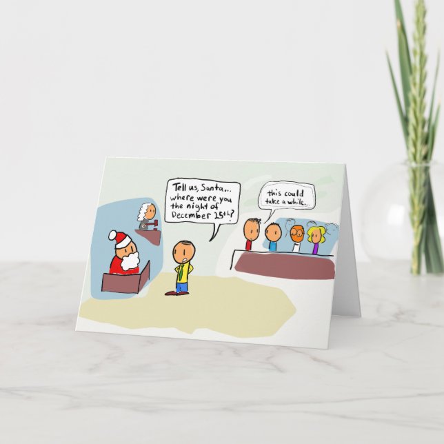 Cartão De Festividades Nada mas Feliz Natal (costume) (Frente)