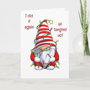 CARTÃO DE FESTIVIDADES NADA ME IMPEDIRIA DE DIZER NATAL MERRY