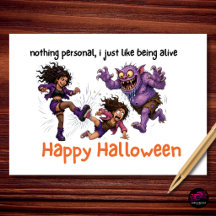 Nada Pessoal Eu Gosto de Estar Vivo no Halloween