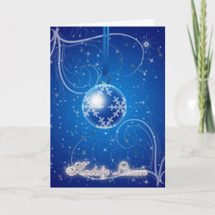 Cartão De Festividades Nadolig Llawen a Blwyddyn Newydd Dda! - Merry Chri