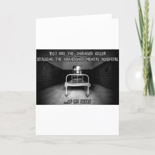 Cartão De Festividades Namorados assustador