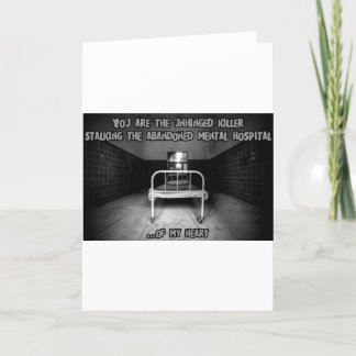 Cartão De Festividades Namorados assustador