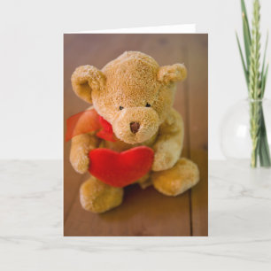 Cartão De Festividades Namorados bonitos do urso de ursinho