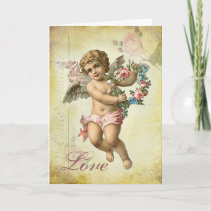 Cartão De Festividades Namorados Cherub