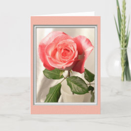 Cartão De Festividades Namorados cor-de-rosa