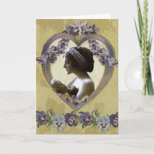 Cartão De Festividades Namorados da senhora Violeta