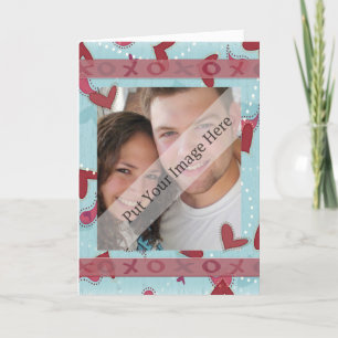 Cartão De Festividades Namorados de abraços e beijos