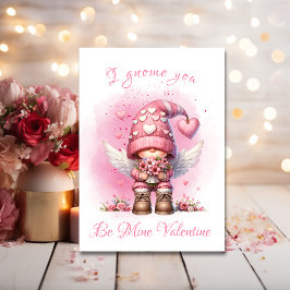 Cartão De Festividades Namorados de Aquarela Cor de Anjo Rosa-Cor-de-Rosa