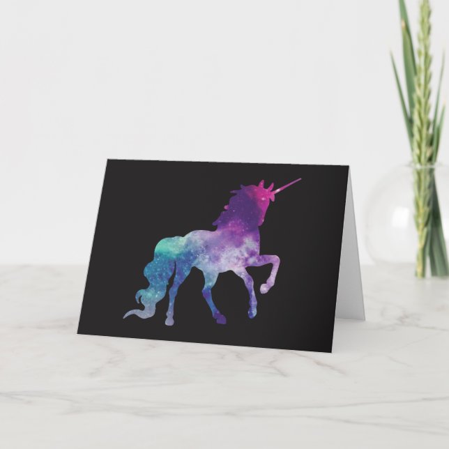 Cartão De Festividades Namorados de cotação Unicorn (Frente)